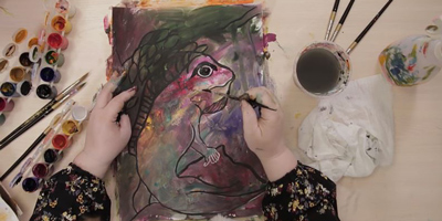 Секреты интуитивной живописи "Погружение в образы" от мастера - St'Art